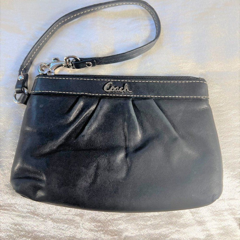 Coach Leather Wristlet - GUC